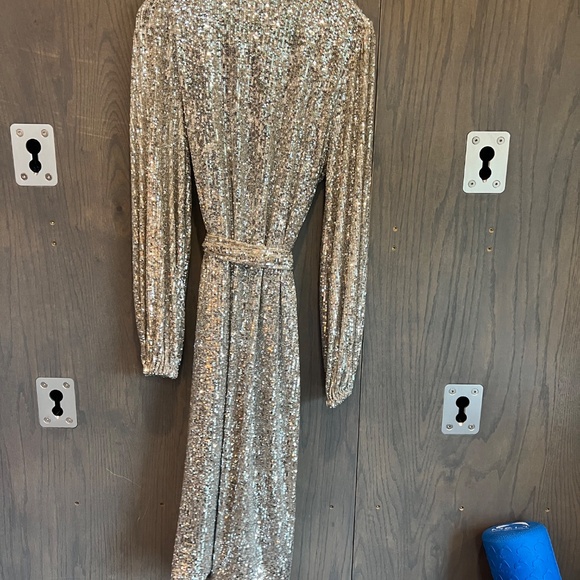 Show Me Your MuMu x Disney Midnight Duster Wrap Dress Women's - Picture 3 of 6